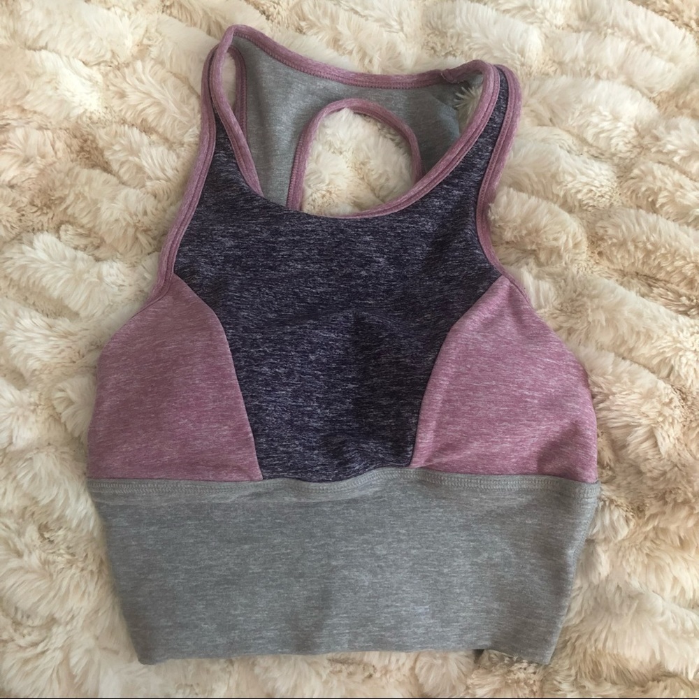 Aritzia The Constant Color Block Galloni Sports Bra Top Size XXS
